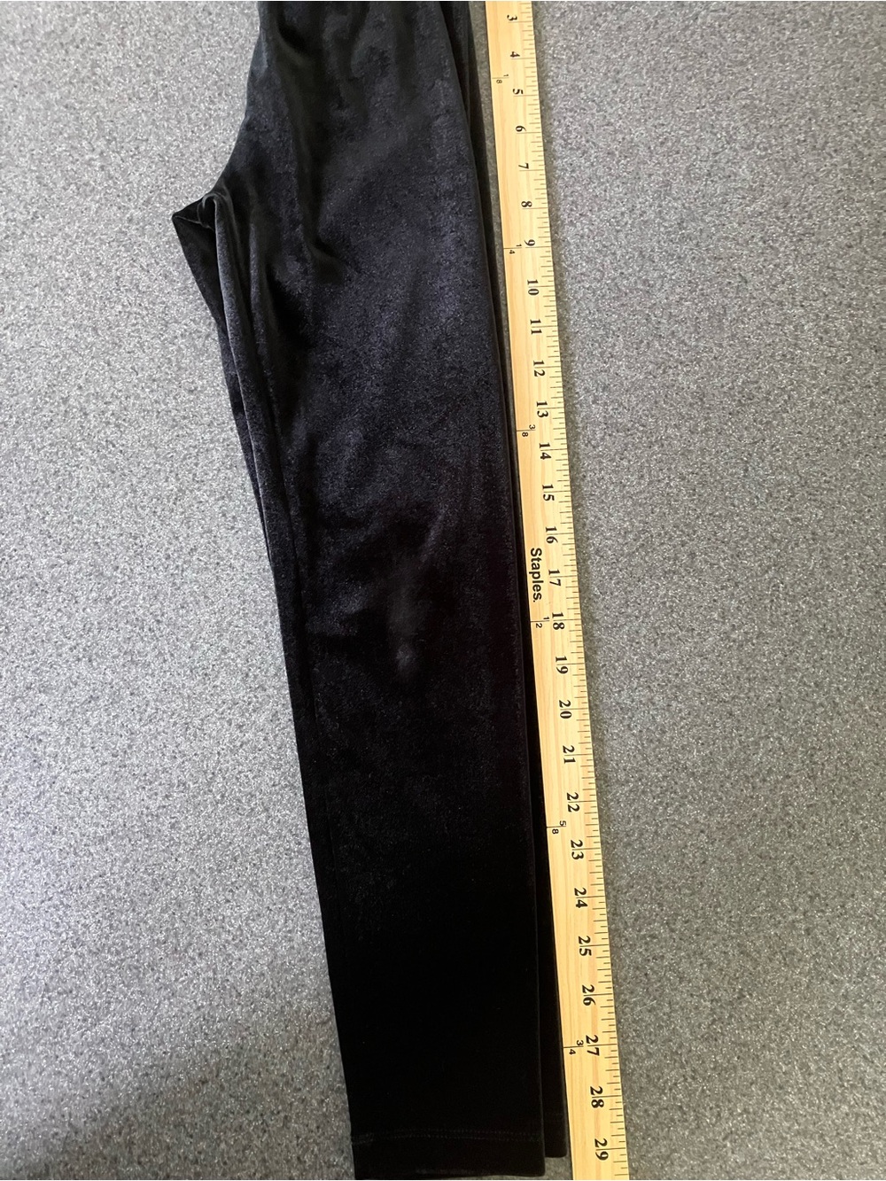 Cat & Jack Black Velvet Leggings - Picture 5 of 5